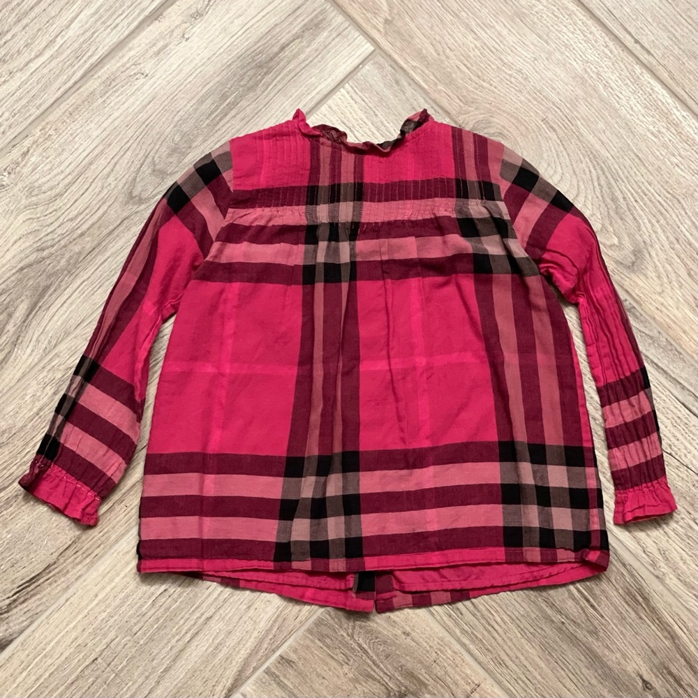 💗 Burberry Children Girls’ Raspberry Top, 3T - Picture 3 of 3